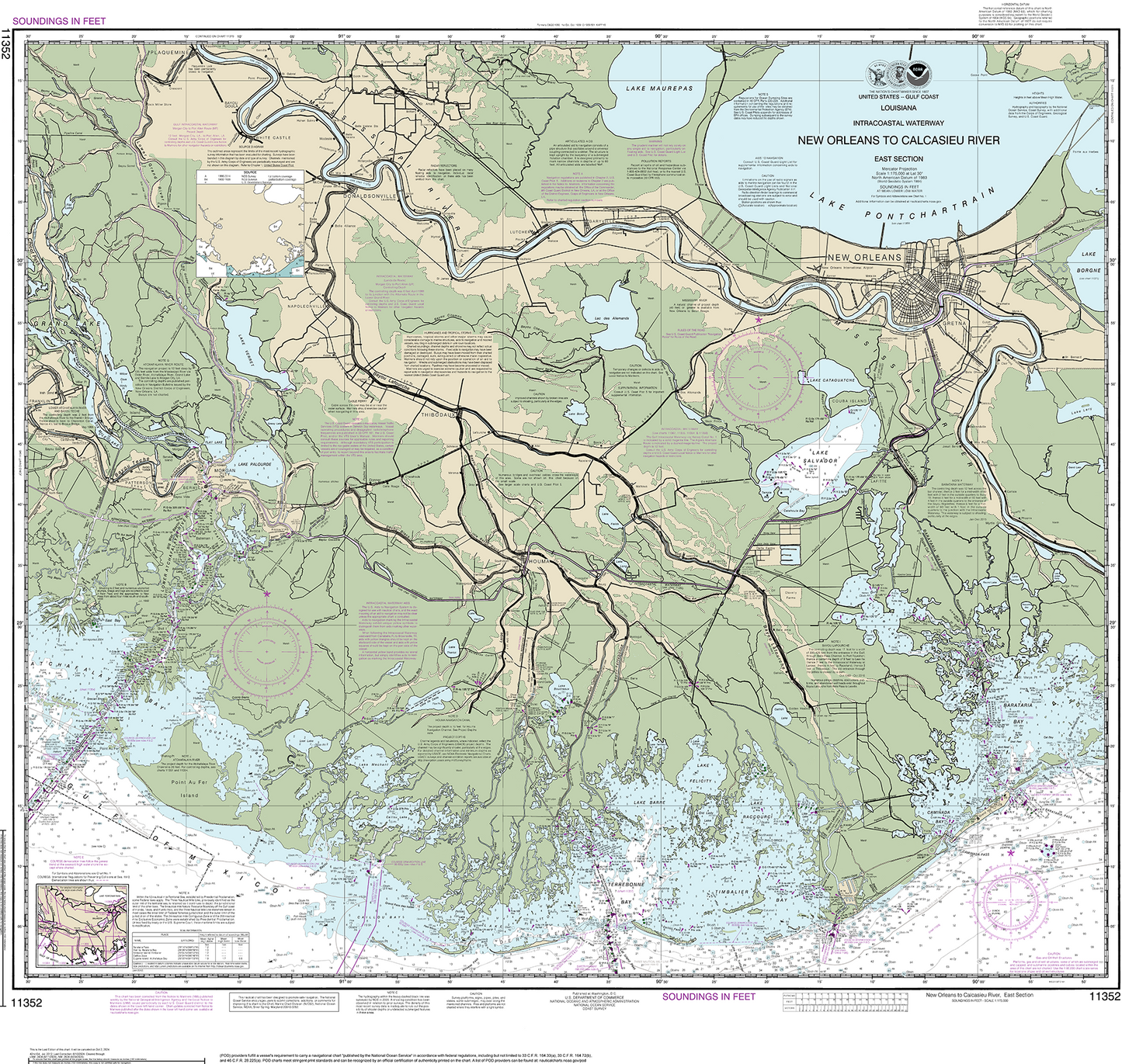 New Orleans to Calcasieu River East - 11352