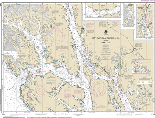 Stephens Passage to Cross Sound and Lynn Canal - 17300