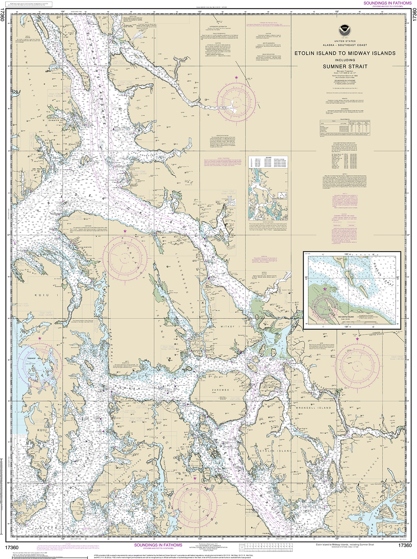 Etolin Island to Midway Islands and Summer Strait - 17360