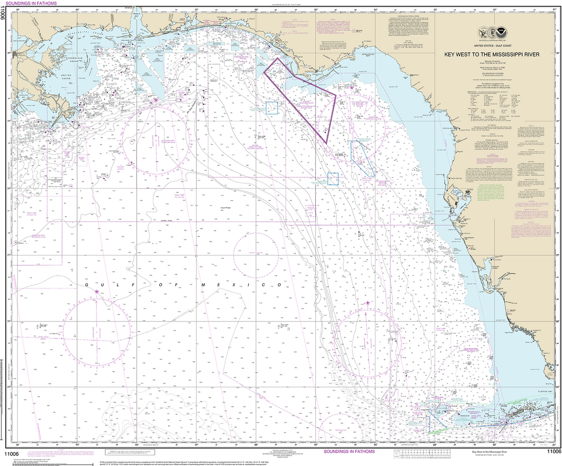 Key West to Mississippi River - 11006 – Indestructible Maps