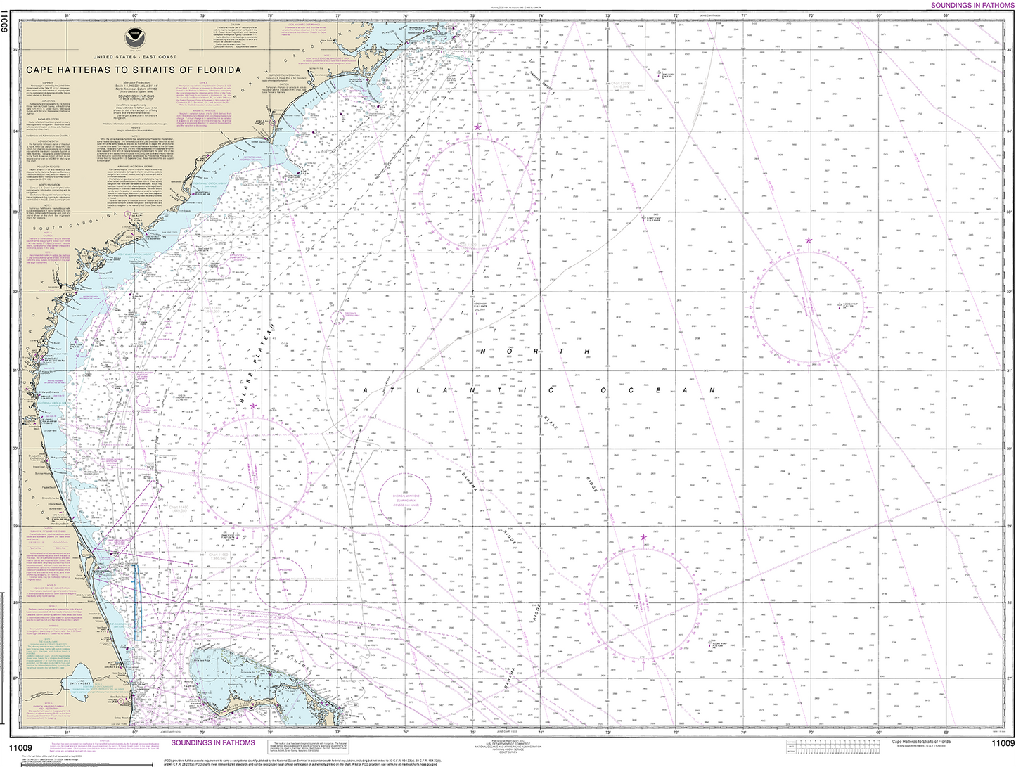 Cape Hatteras to Straits of Florida - 11009