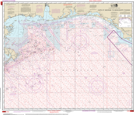 Cape of Saint George to Mississippi Passes - 1115A