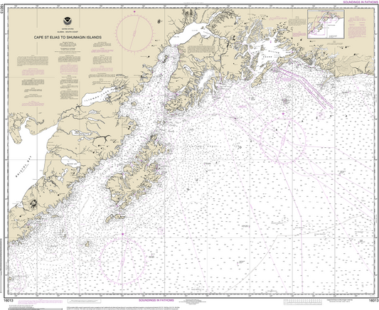 Cape of Saint Elias to Shumagin Islands - 16013