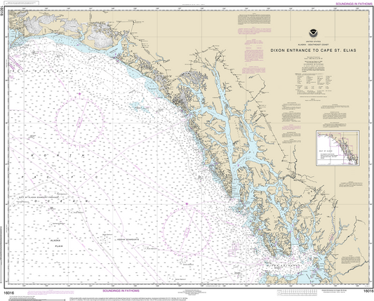 Dixon Entrance to Cape Saint Elias - 16016