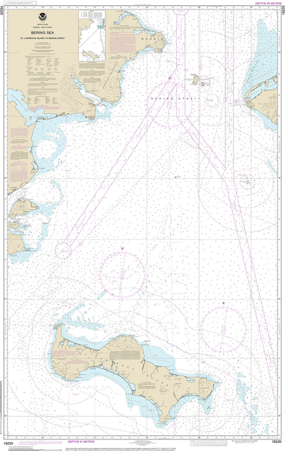 Bearing Sea Saint Lawrence to Bering Strait - 16220