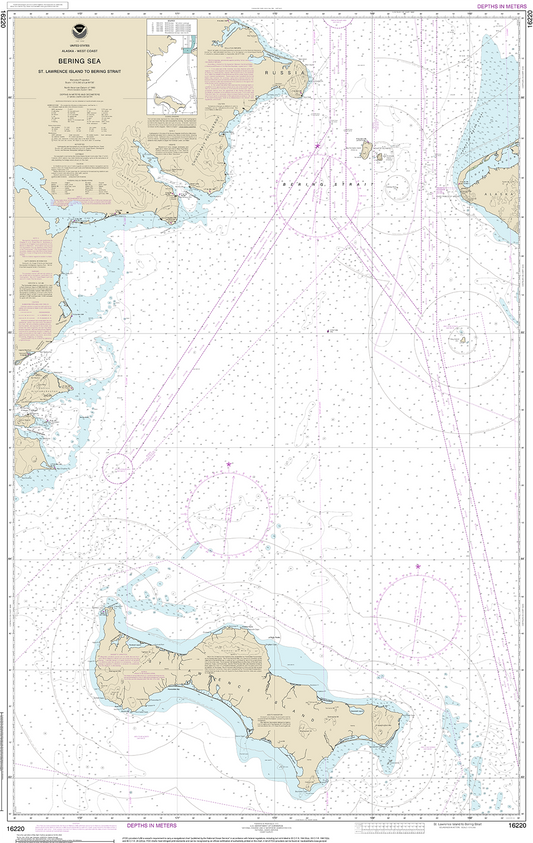 Bearing Sea Saint Lawrence to Bering Strait - 16220