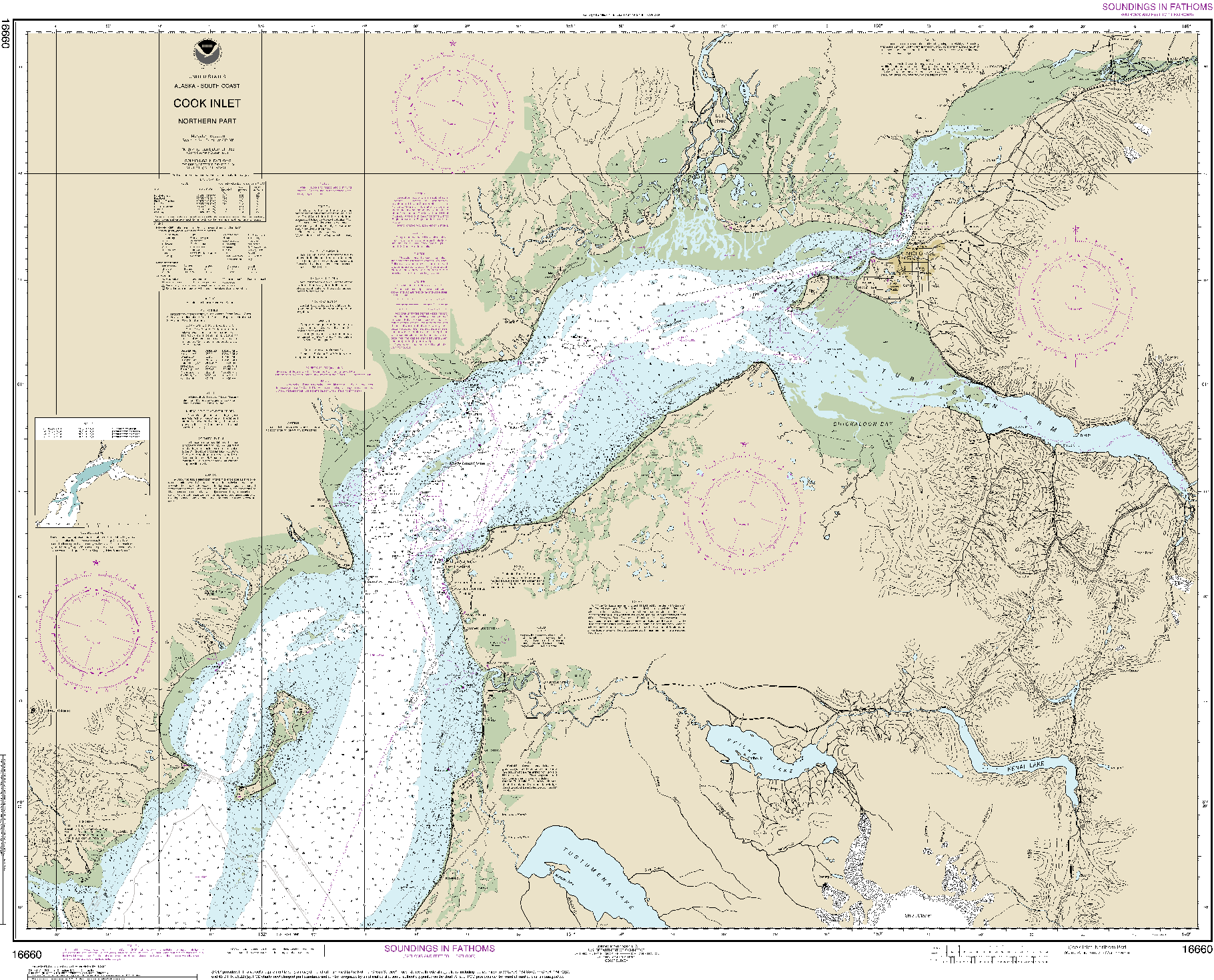 Cook Inlet - 16660 – Indestructible Maps
