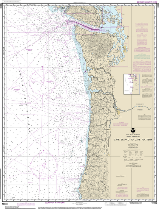 Cape Blanco to Cape Flattery - 18003