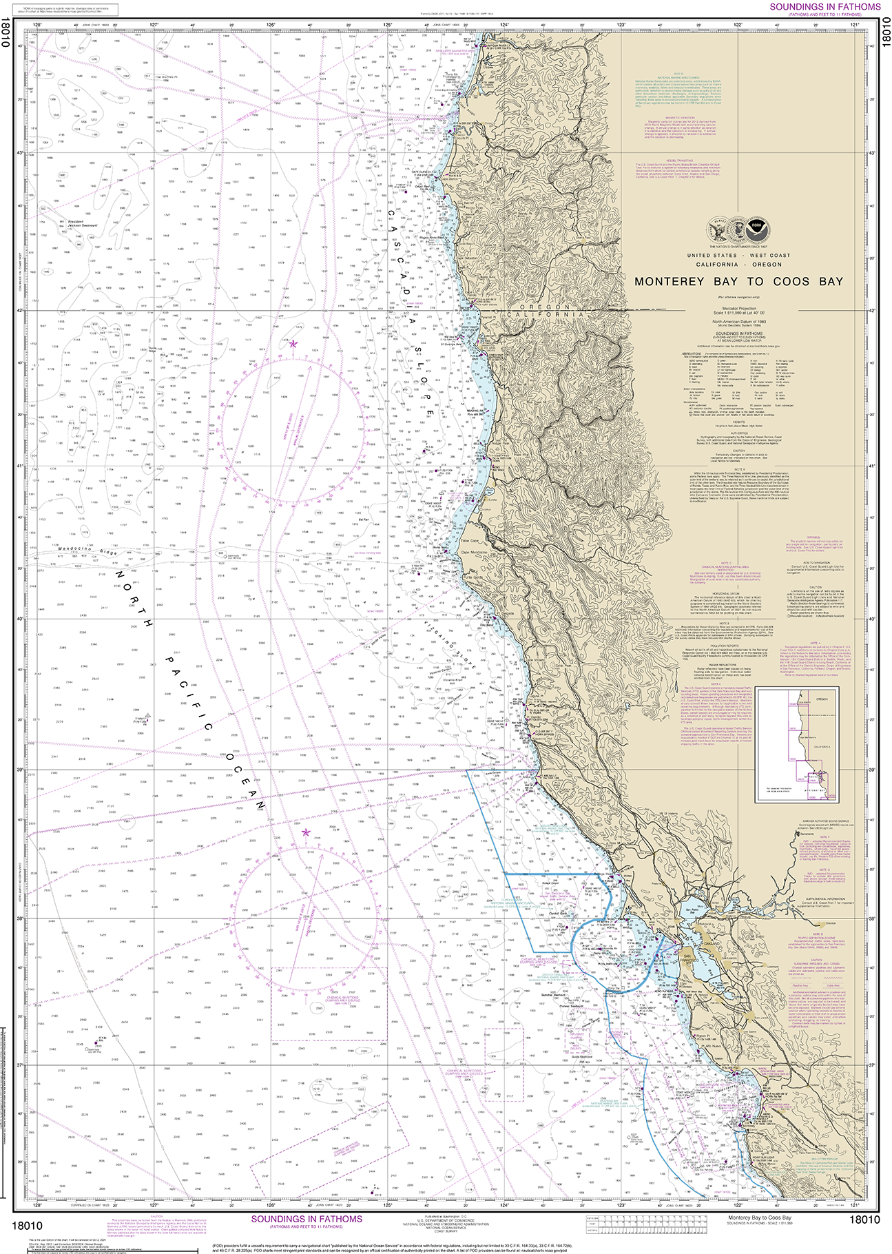 Monterey Bay to Coos Bay - 18010