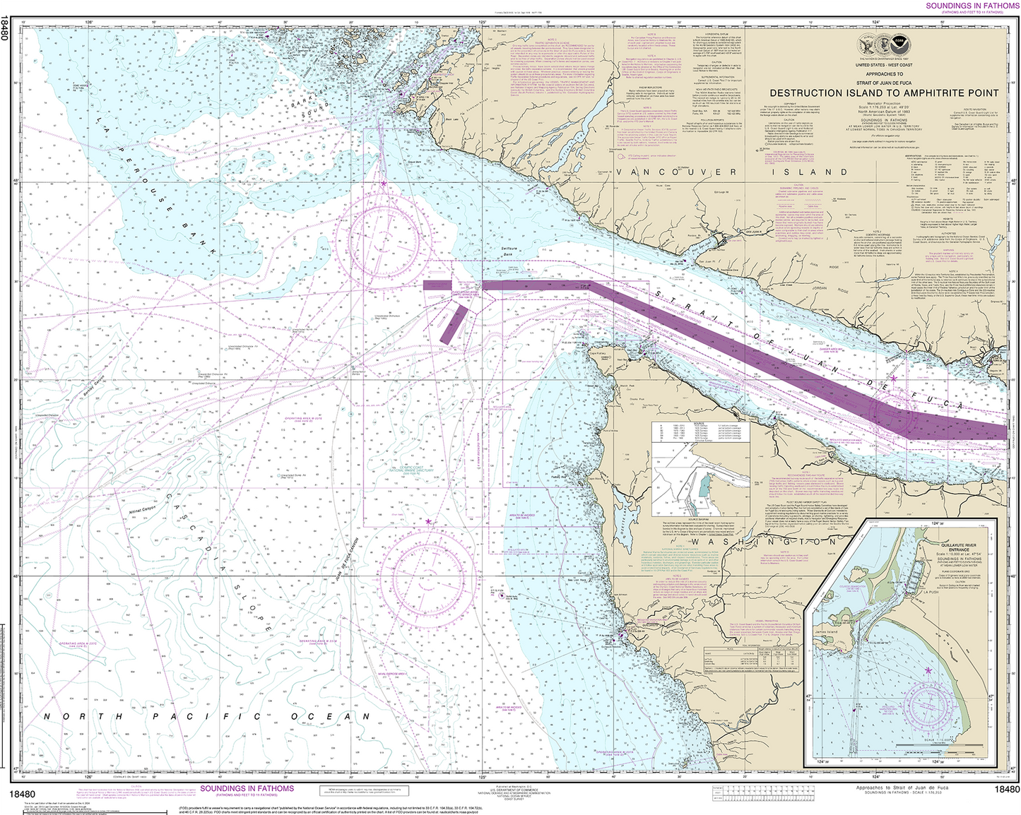 Destruction Island to Amphitrite Point - 18480