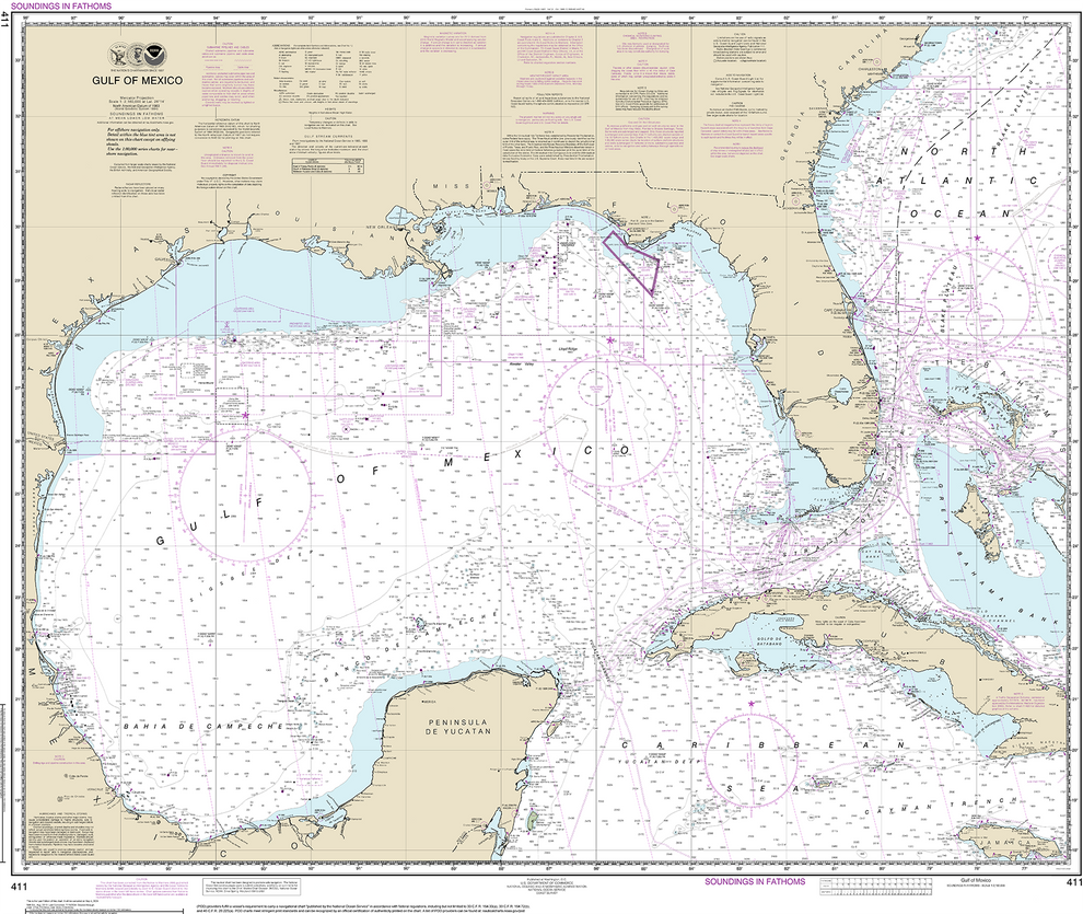 Gulf of Mexico - 411 – Indestructible Maps
