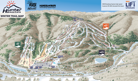 Hunter Mountain Ski Map