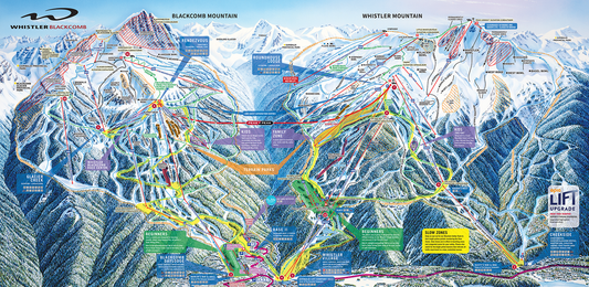 Whistler Blackcomb Ski Map