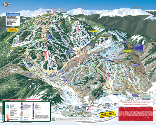 Beaver Creek Ski Map