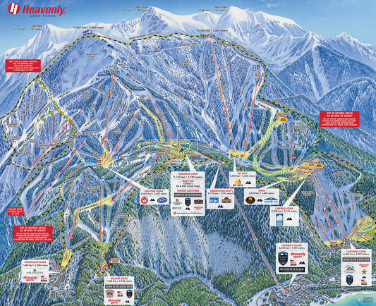 Heavenly Ski Map